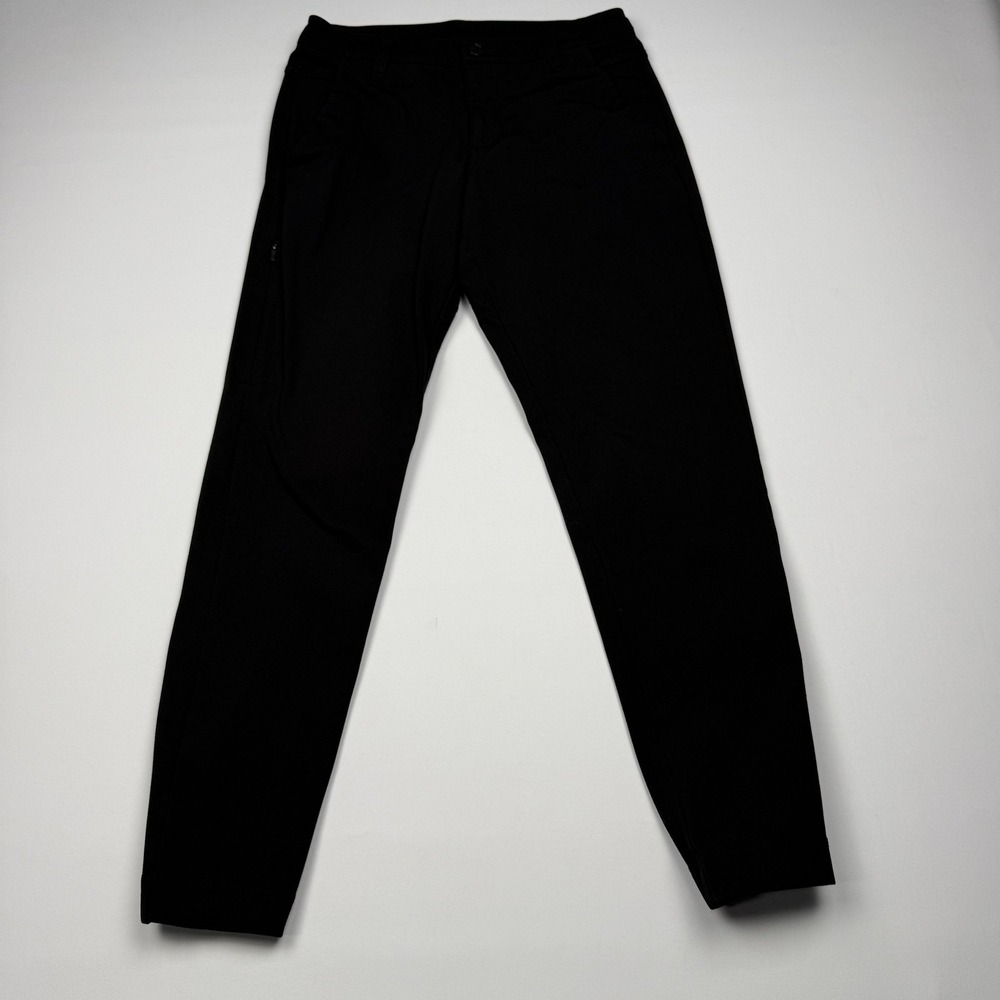 BYLT Jogger Pants Mens 30 Black Premium Basics Slim Stretch Zip Pocket Athletic